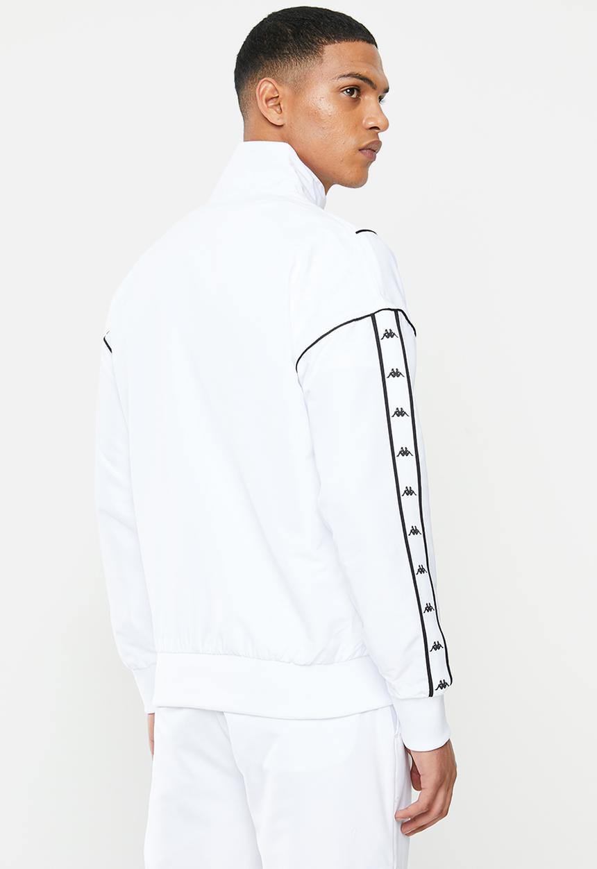 KAPPA - Authentic turny track top - white & black