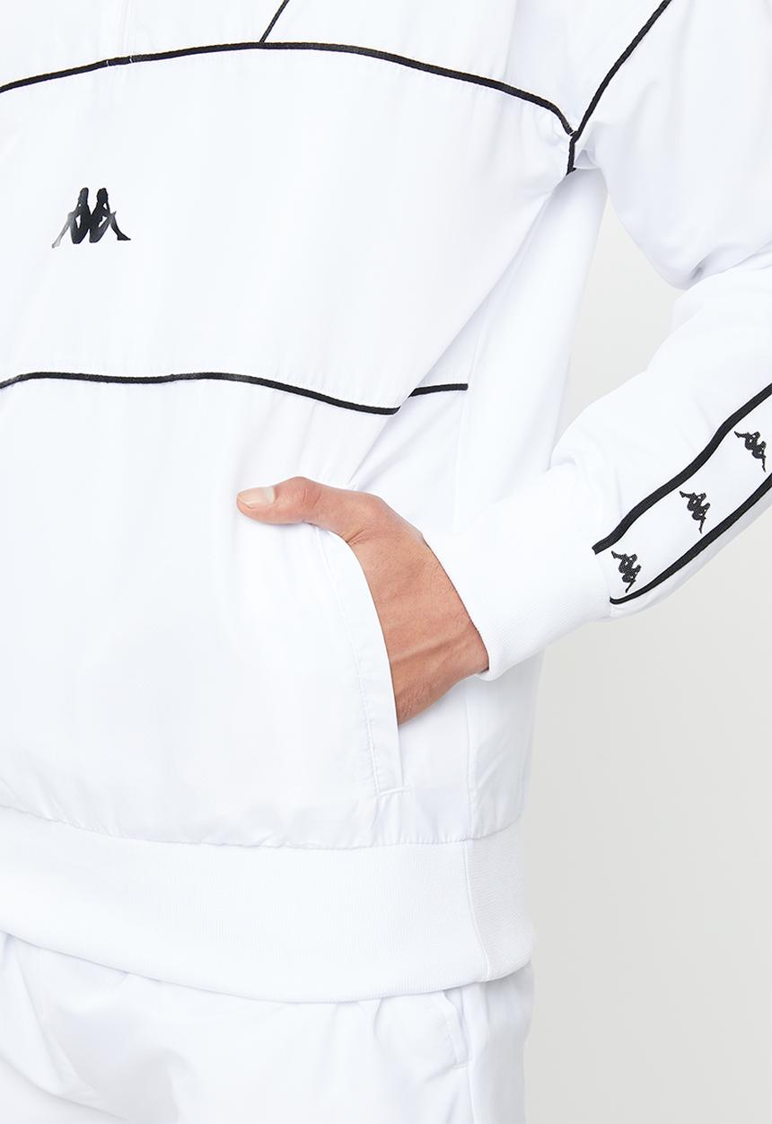 KAPPA - Authentic turny track top - white & black
