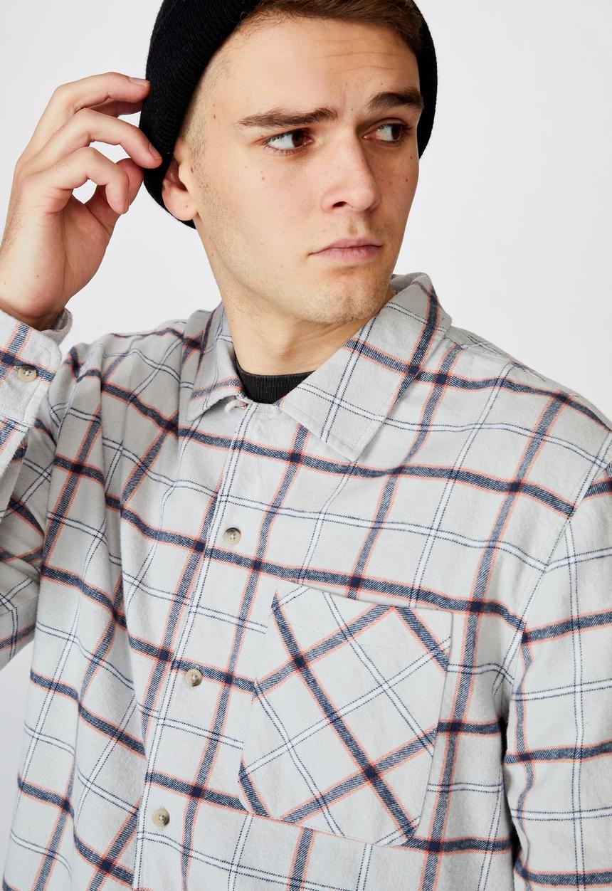 Factorie - Flanno shirt - vapour blue