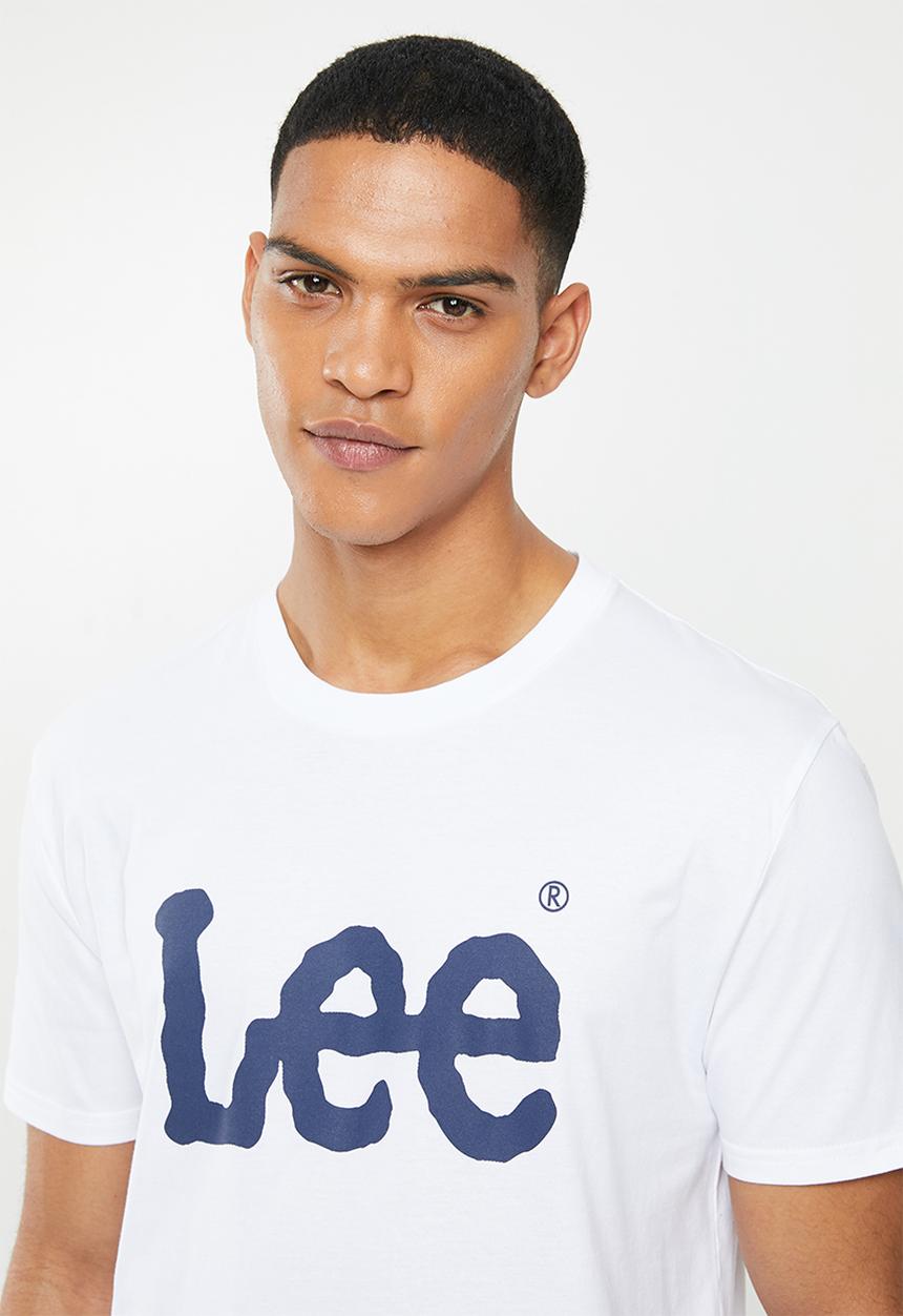 Lee  - Classic logo tee - white