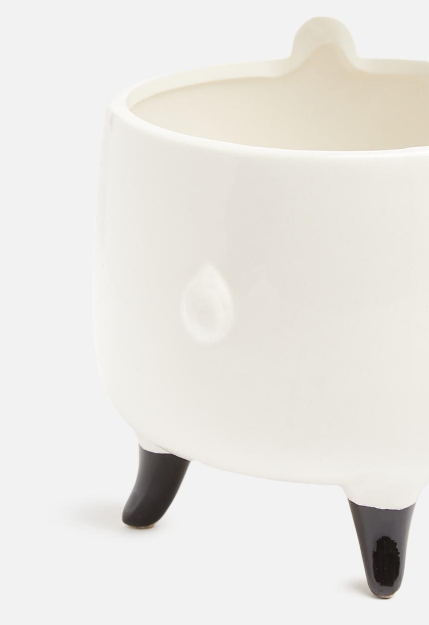 H&S - Koala planter - white