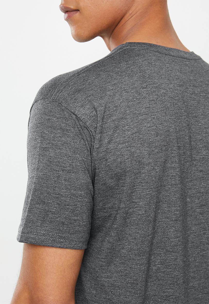Element - Vertical short sleeve  tee - charcoal 
