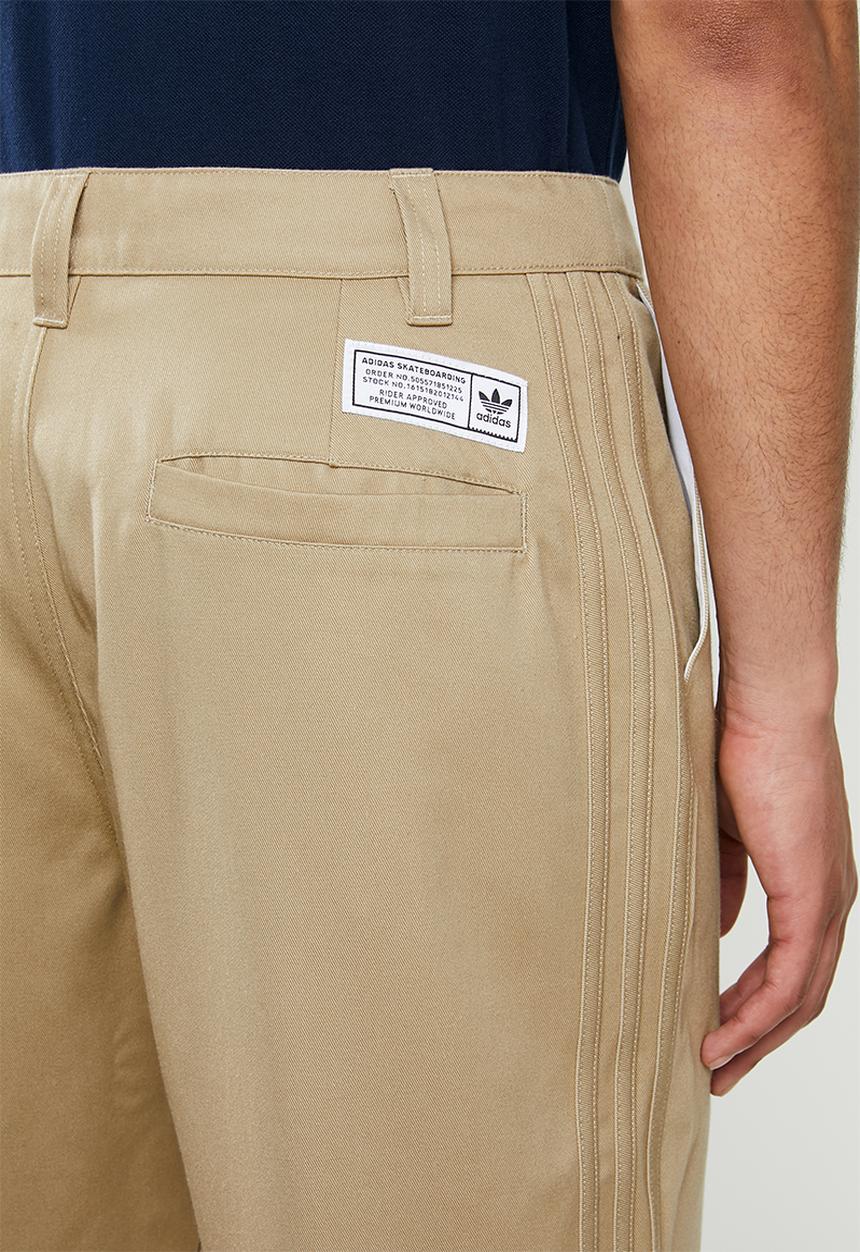adidas Originals - Striped chino pant - beige