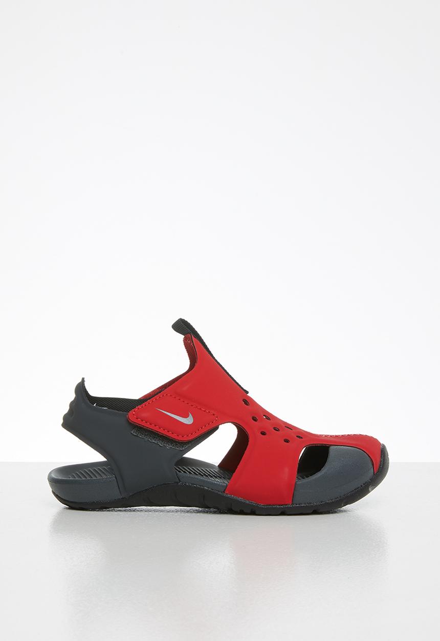Nike - Boys' Nike sunray protect 2 (ps) preschool sandal - red & black