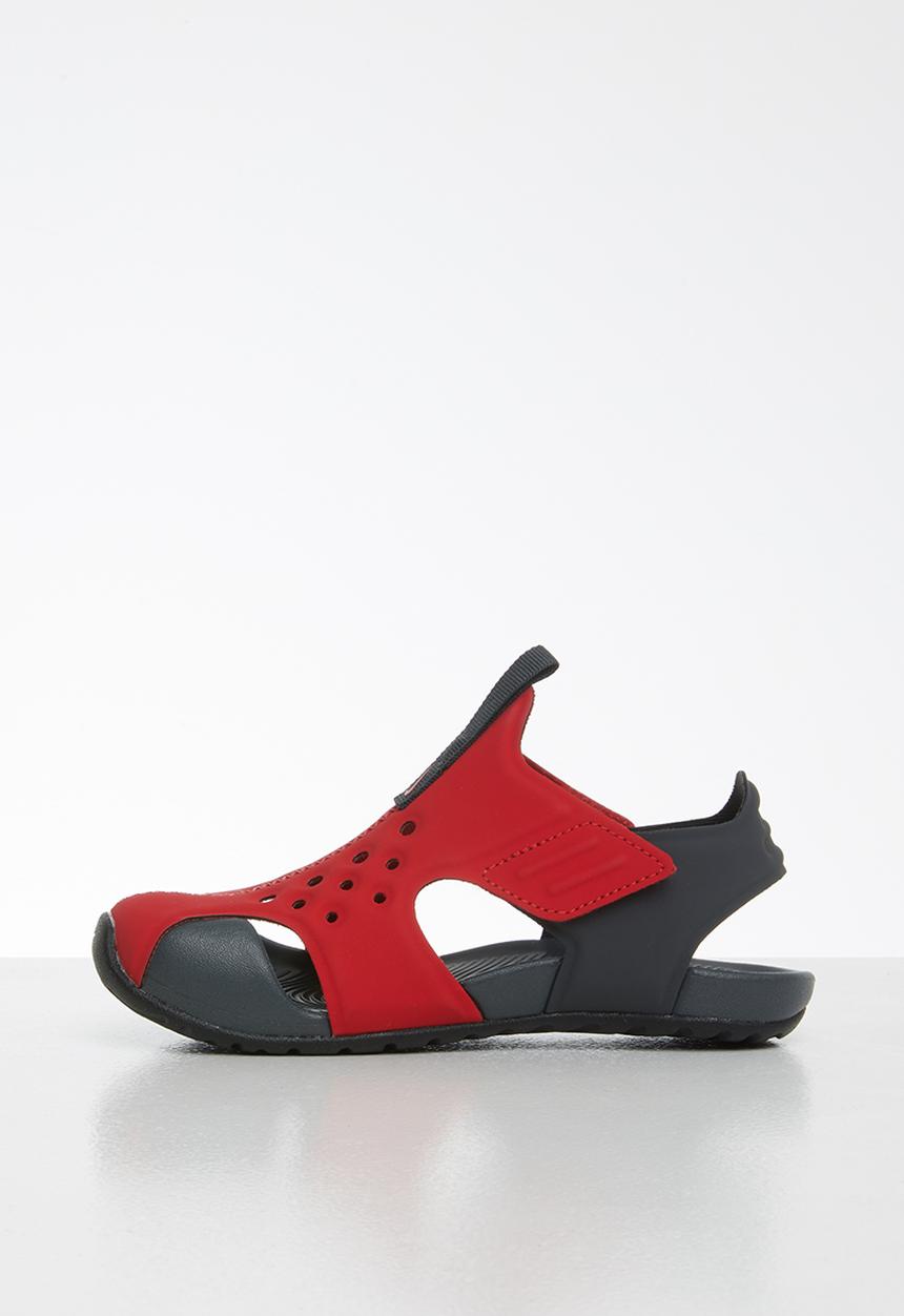 Nike - Boys' Nike sunray protect 2 (ps) preschool sandal - red & black