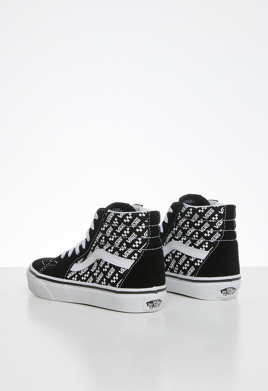 Vans - Uy sk8-hi - tez - (logo repeat) black & true white