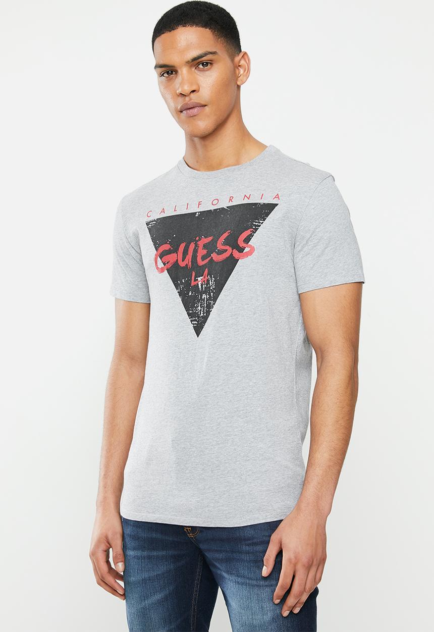 GUESS - Short sleeve guess california tee - grey