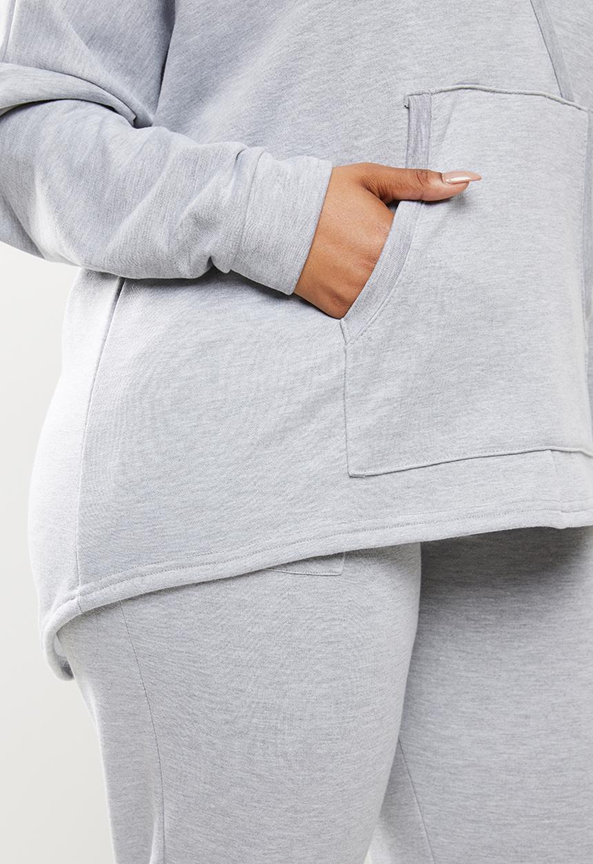 Me&B - Plus wrap tracktop - grey 