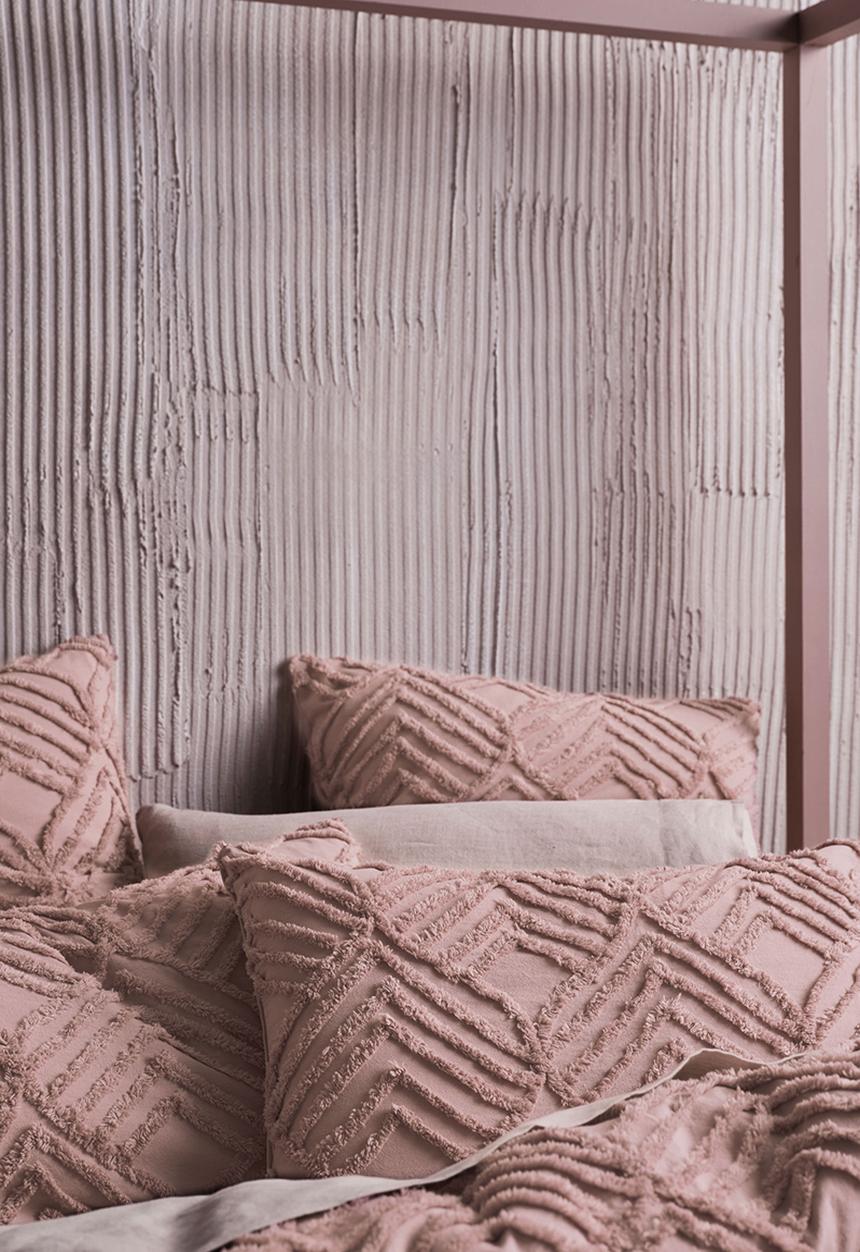 Linen House - Ramona duvet cover set - blush