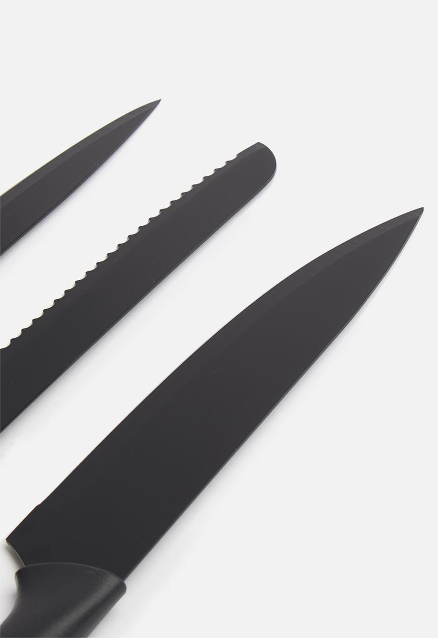 Excellent Houseware - Knife set - black