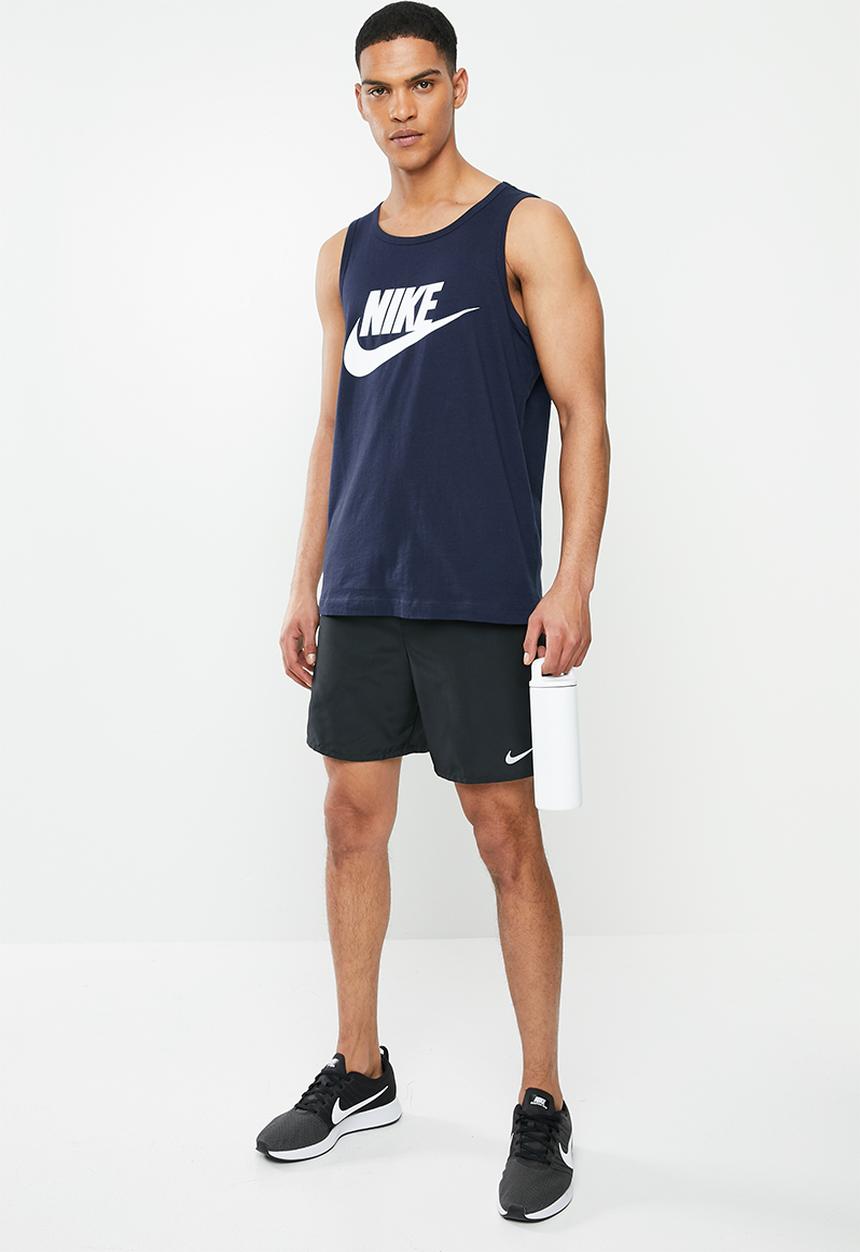 Nike - Nsw icon futura tank - navy & white