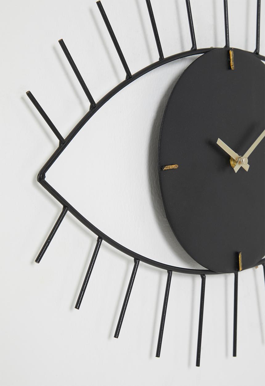 H&S - Eye clock - black