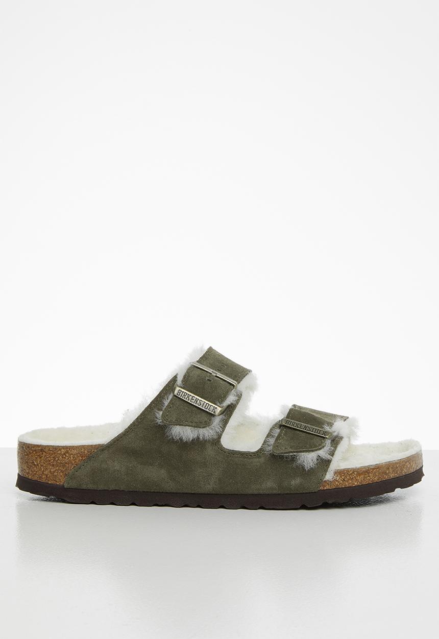 Birkenstock - Arizona suede sheepskin narrow - green