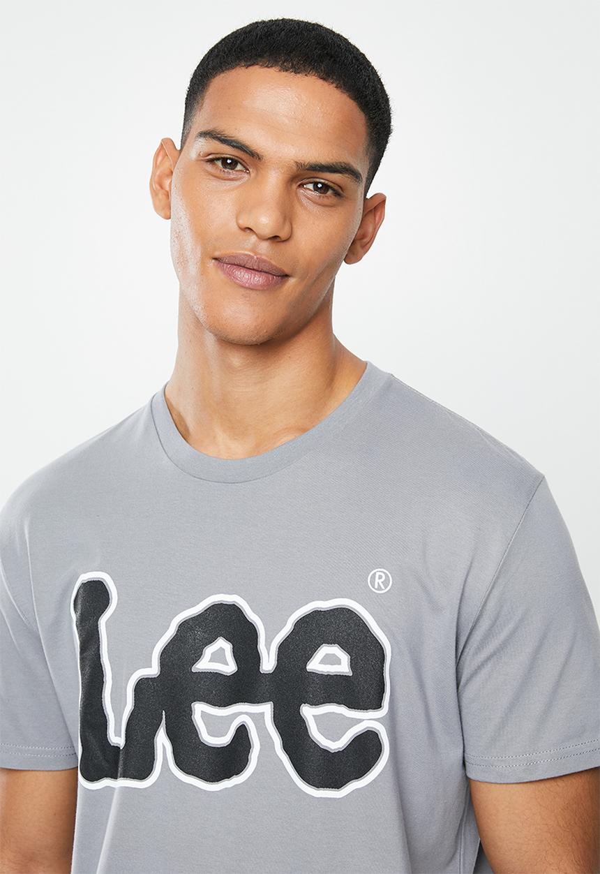 Lee  - Keyline logo tee - grey