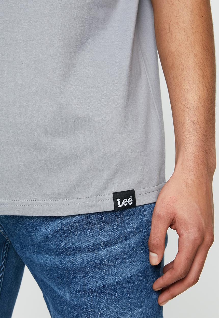 Lee  - Keyline logo tee - grey