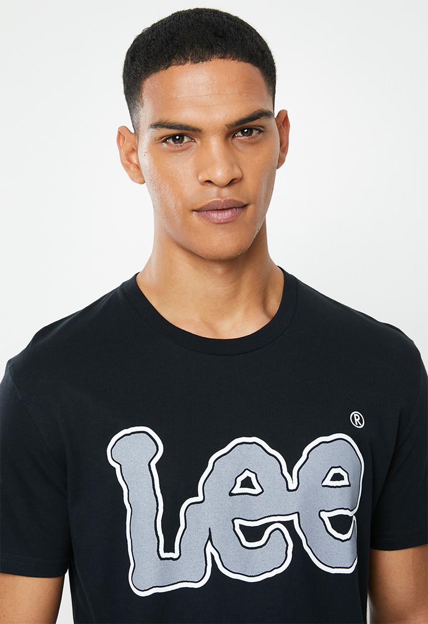 Lee  - Keyline logo tee - black