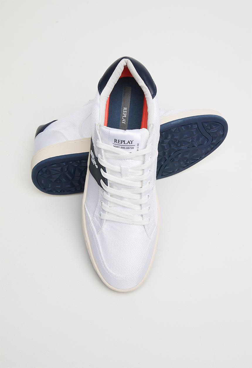 Replay - Blog fern - white & navy