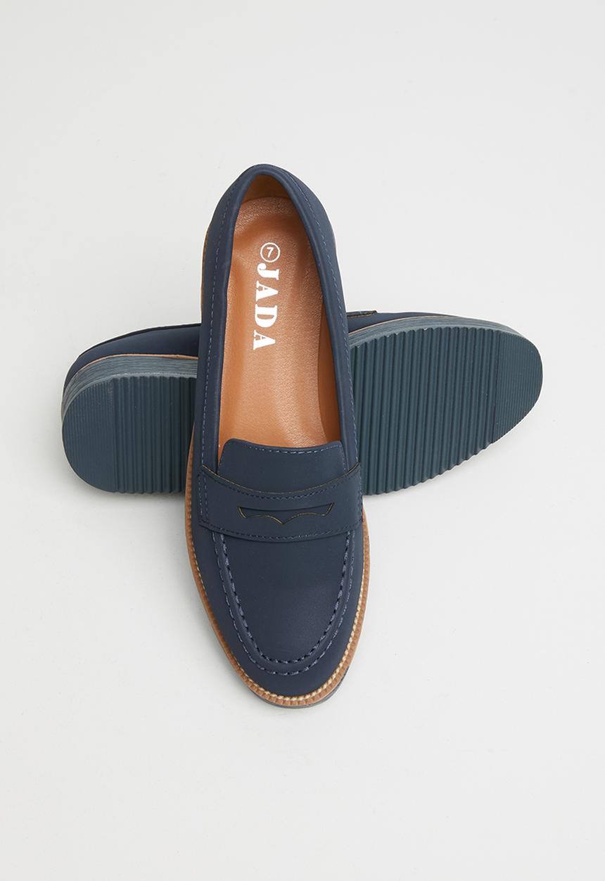 Jada - Flatform loafer - navy