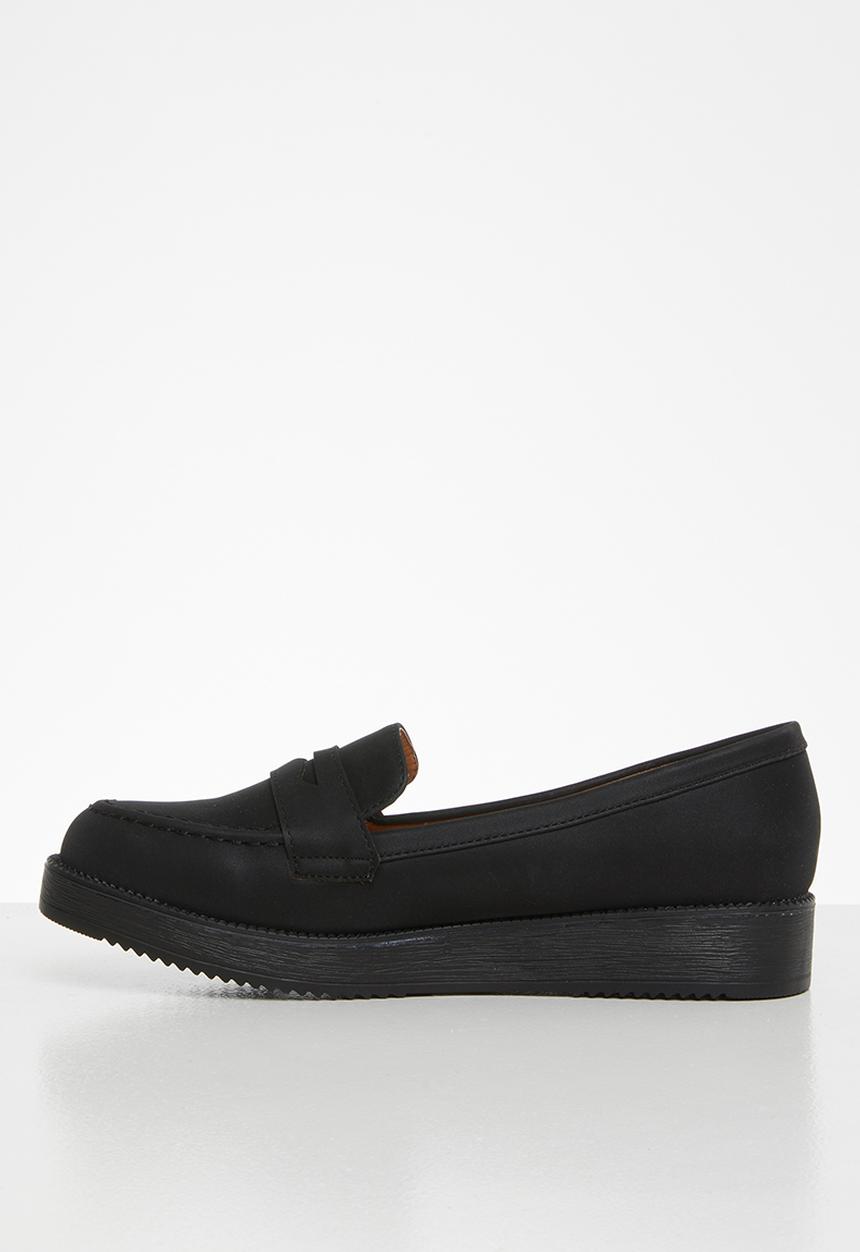 Jada - Flatform loafer - black