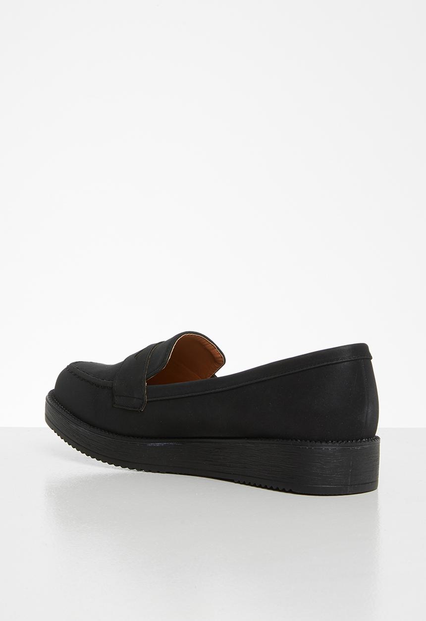 Jada - Flatform loafer - black