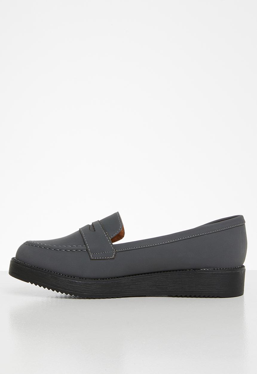 Jada - Flatform loafer - grey