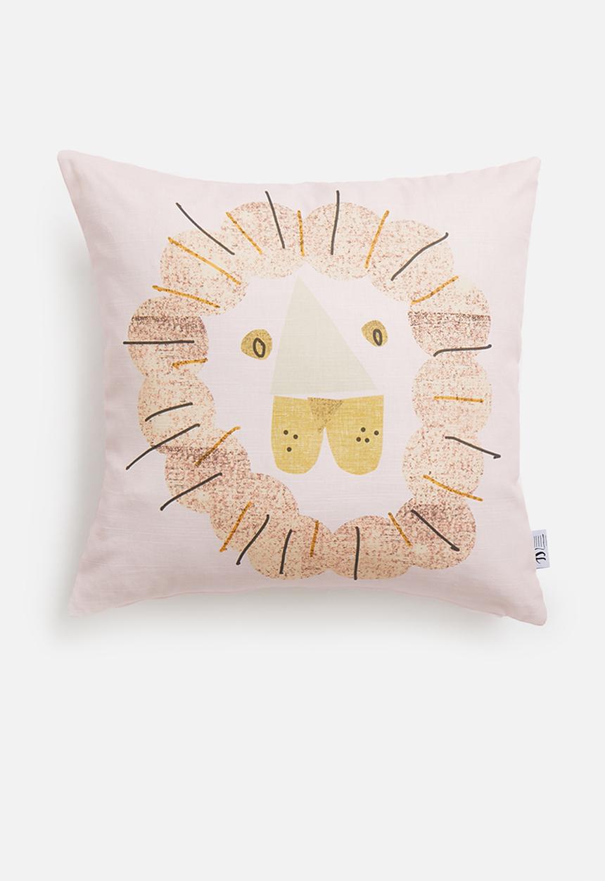 Sixth Floor - Lion cushion cover - pink