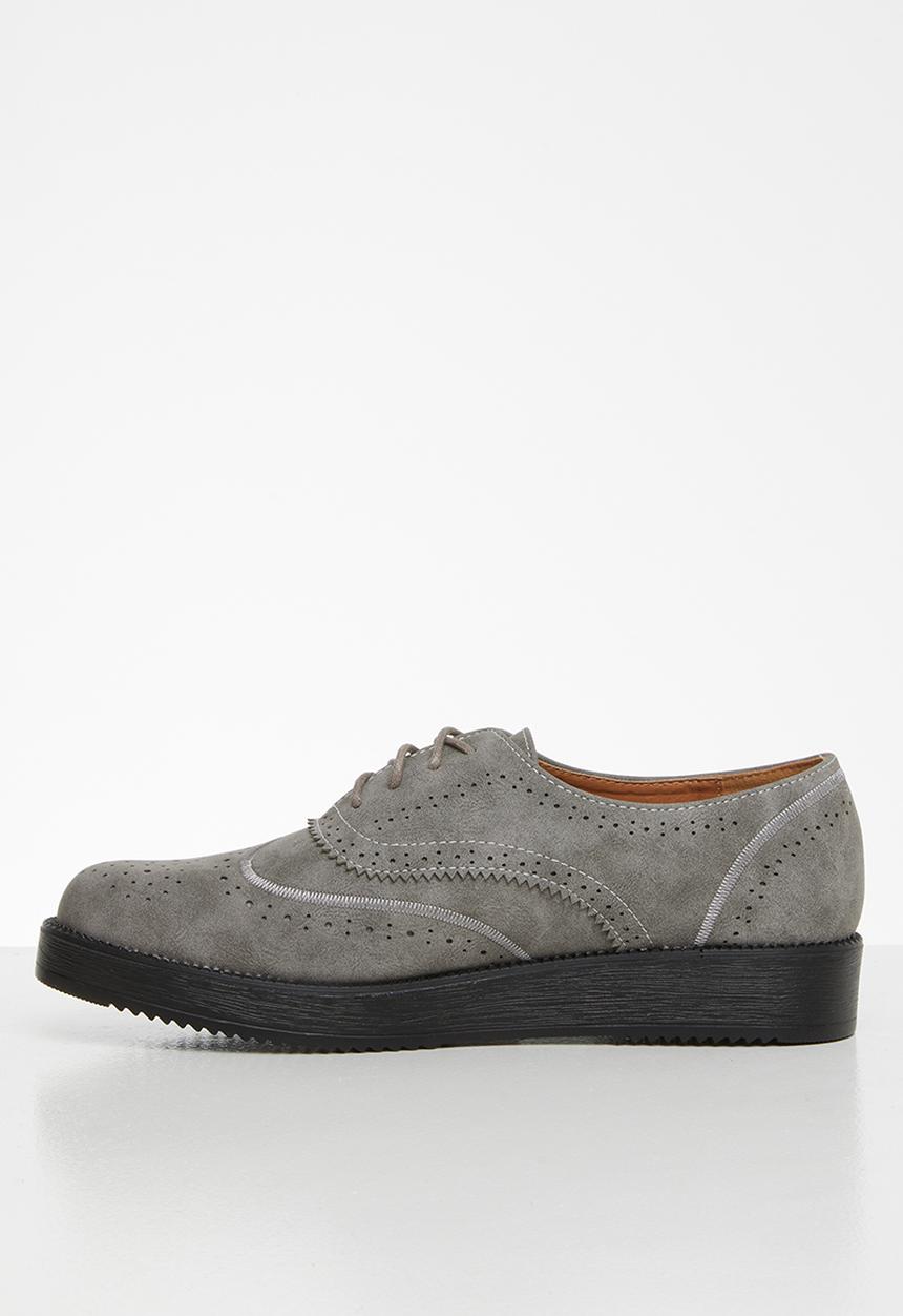 Jada - Flatform brogue - grey