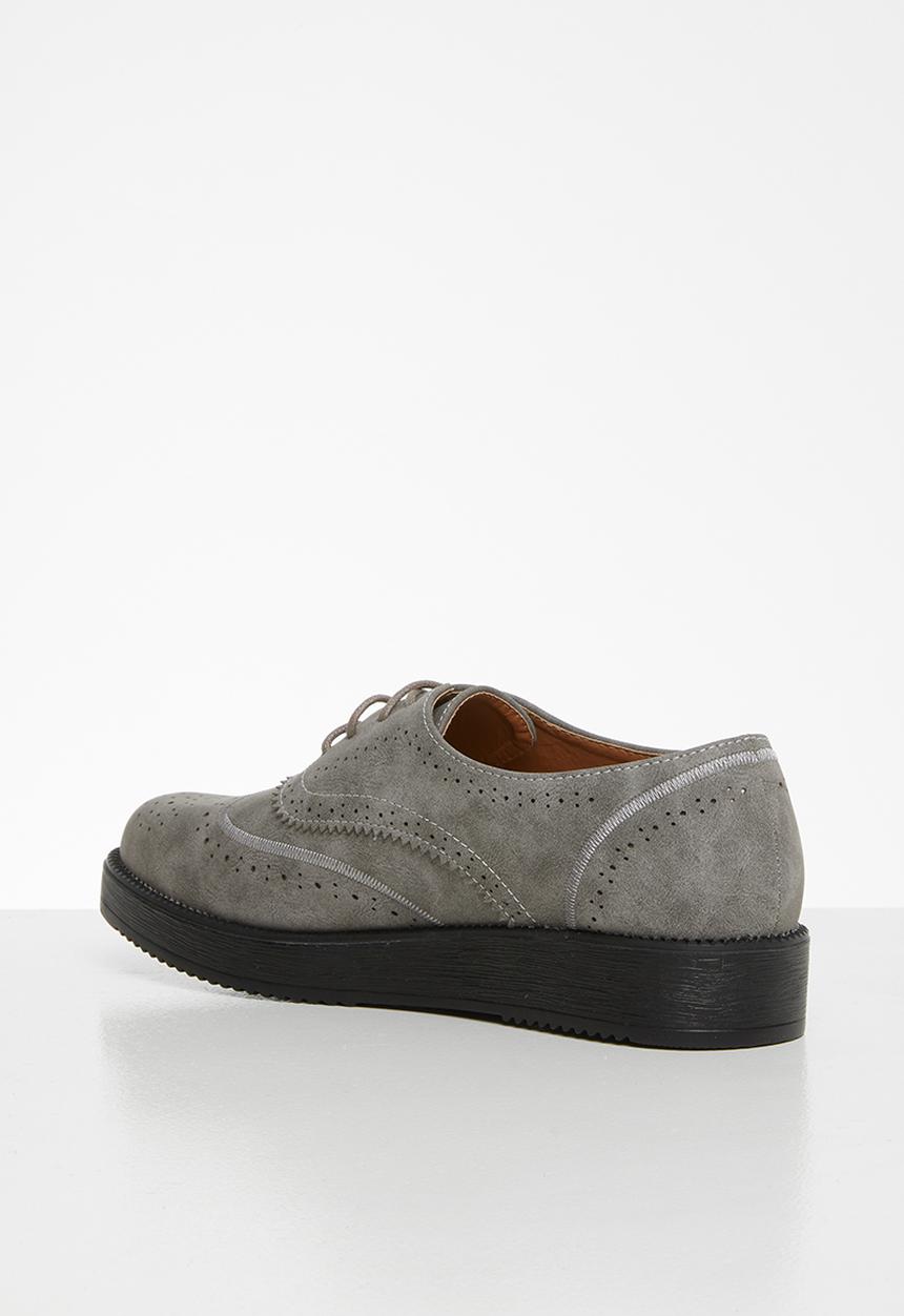 Jada - Flatform brogue - grey