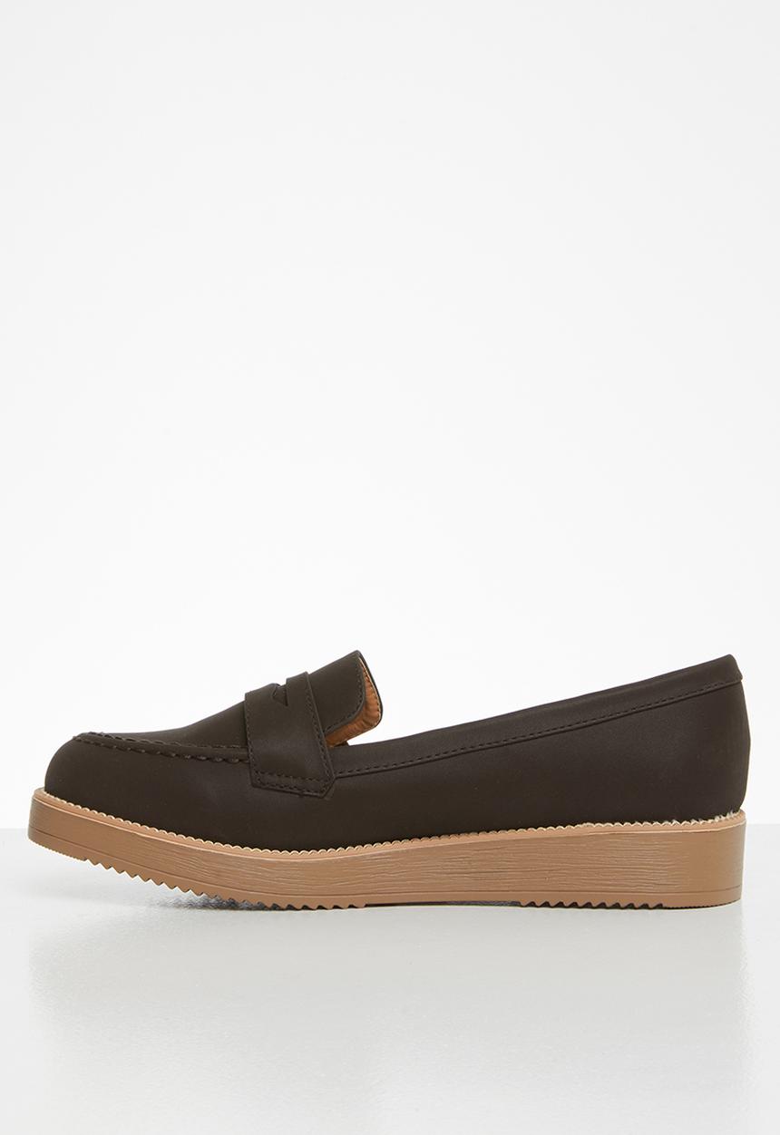 Jada - Flatform loafer - brown