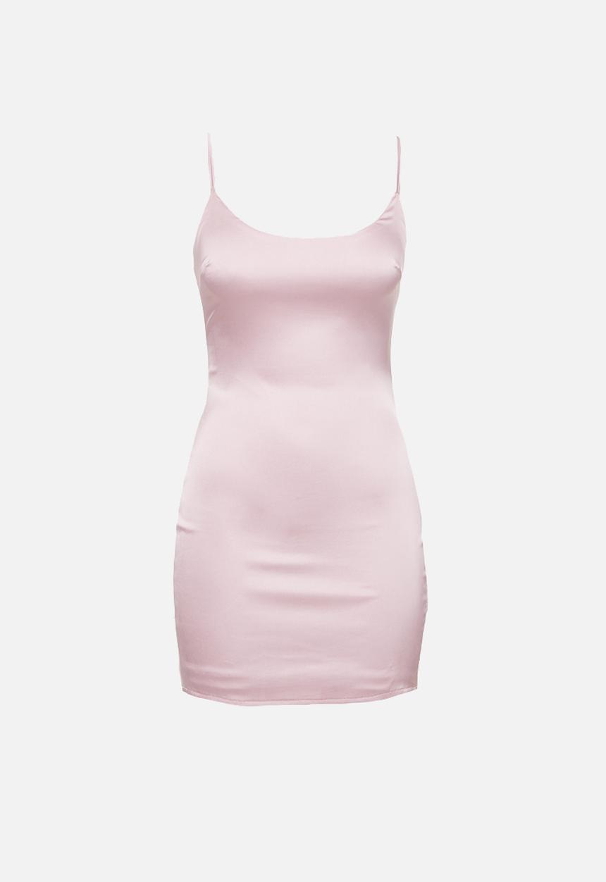 Missguided - Petite satin slip dress - lilac