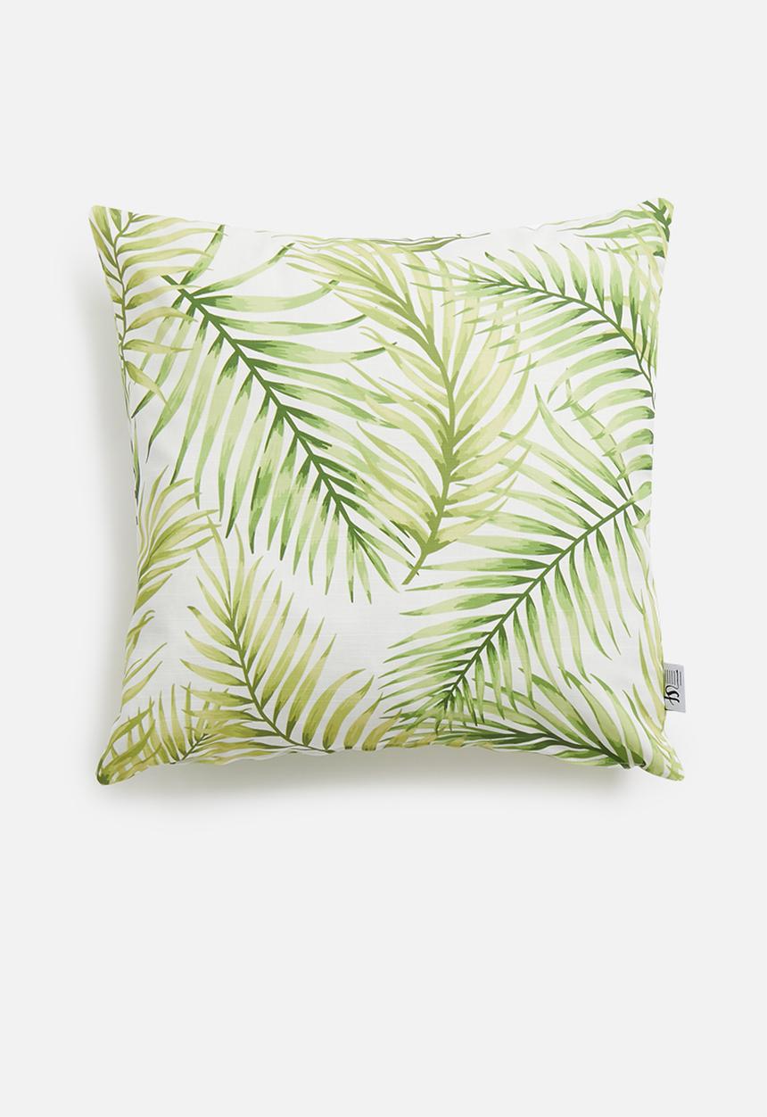 Sixth Floor - Tropic cushion cover - green