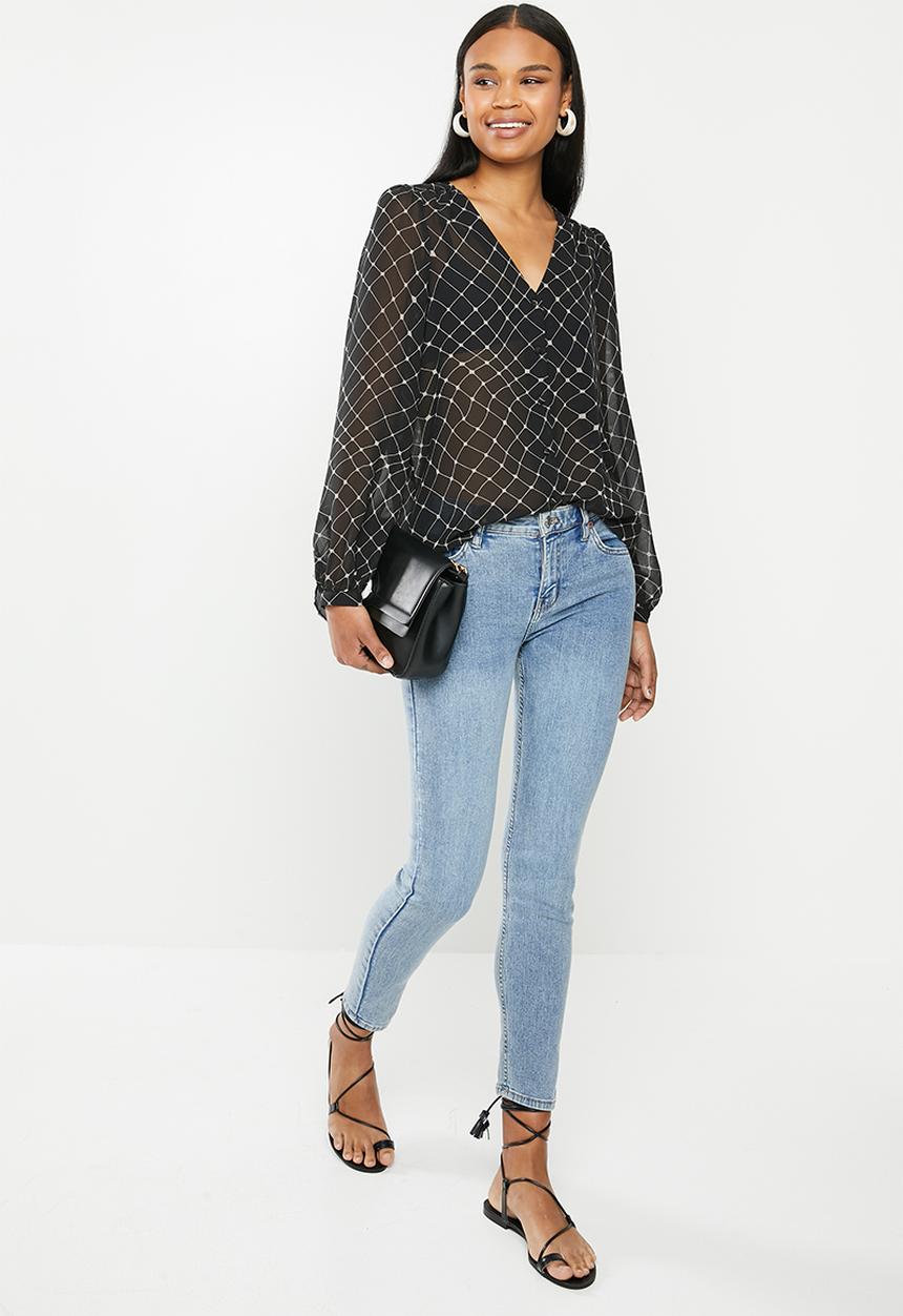 Vero Moda - Anna long sleeve shirt - black 
