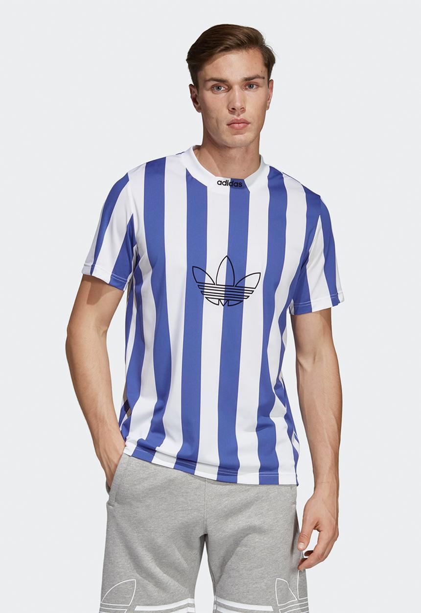 adidas Originals - Es ply jersey short sleeve tee - blue & white