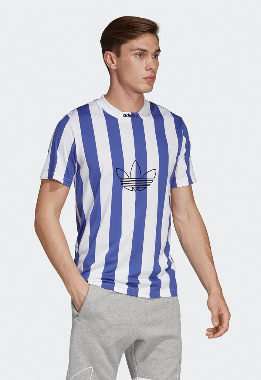 adidas Originals - Es ply jersey short sleeve tee - blue & white