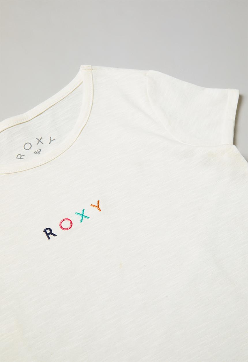 Roxy - Sound and colours tee - white