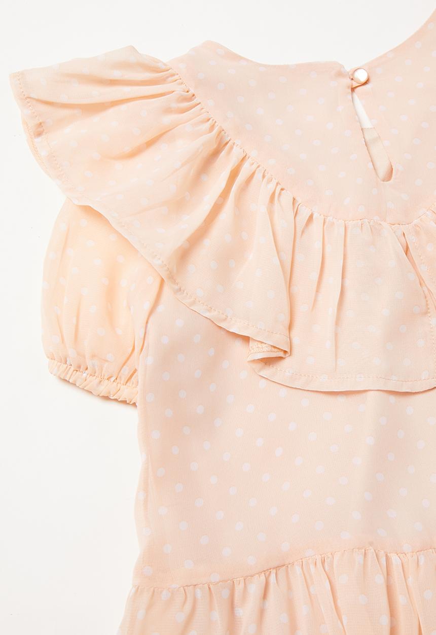 Superbalist - Printed tea dress - pink & white