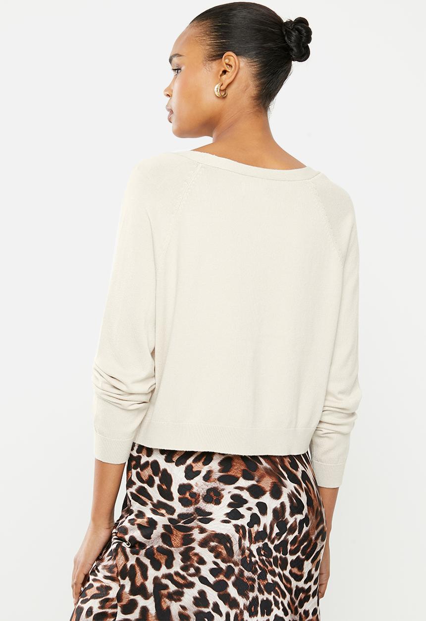 ONLY - Cecilia long sleeve cardi - pumice stone