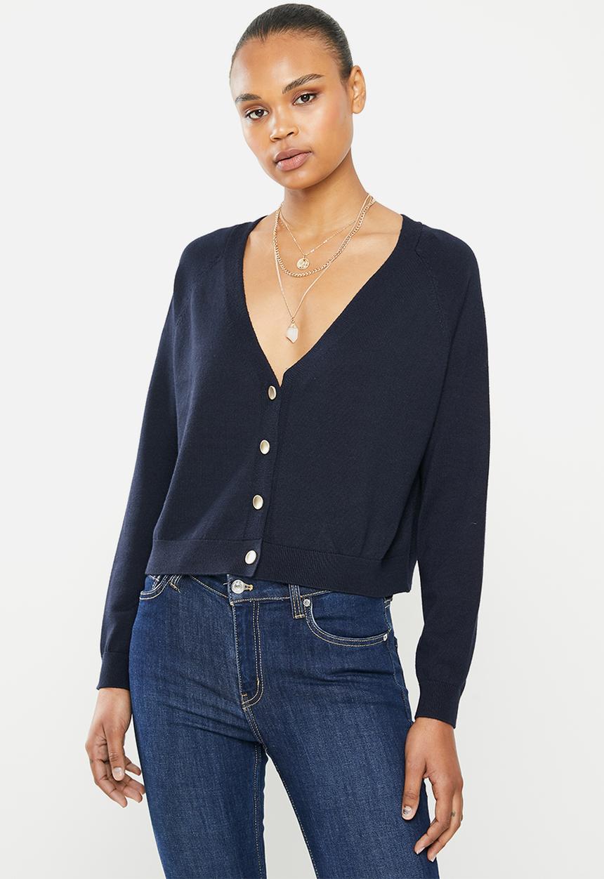 ONLY - Cecilia long sleeve cardi - night sky