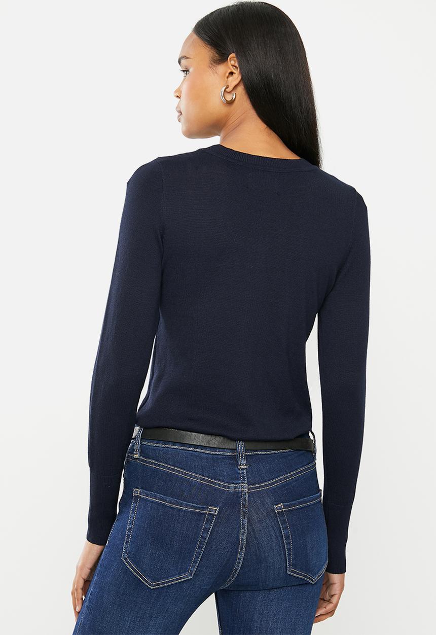 ONLY - Cecilia long sleeve pullover - night sky