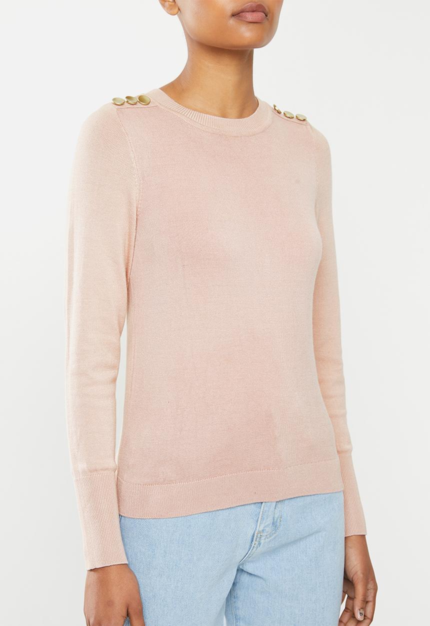ONLY - Cecilia long sleeve pullover - rose smoke