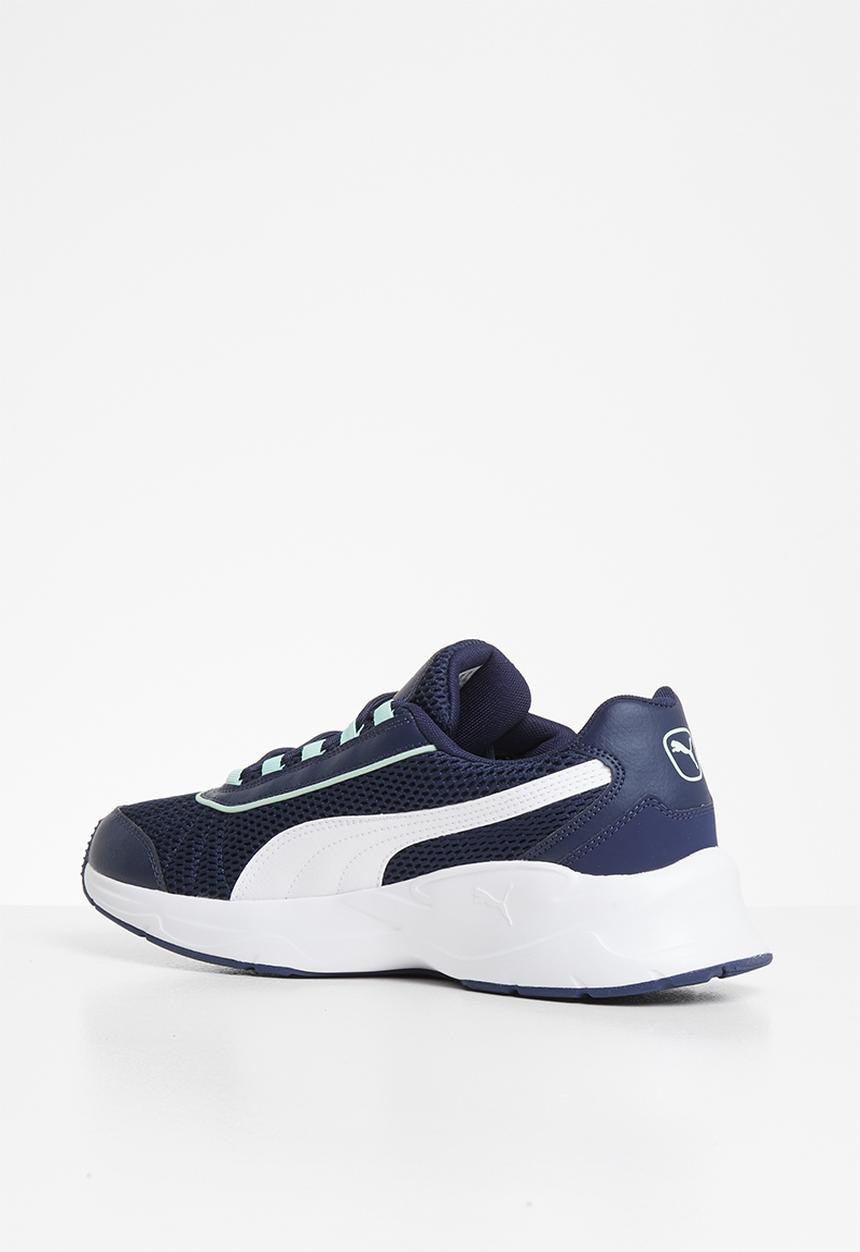 PUMA - Nucleus - peacoat-puma white-mist green