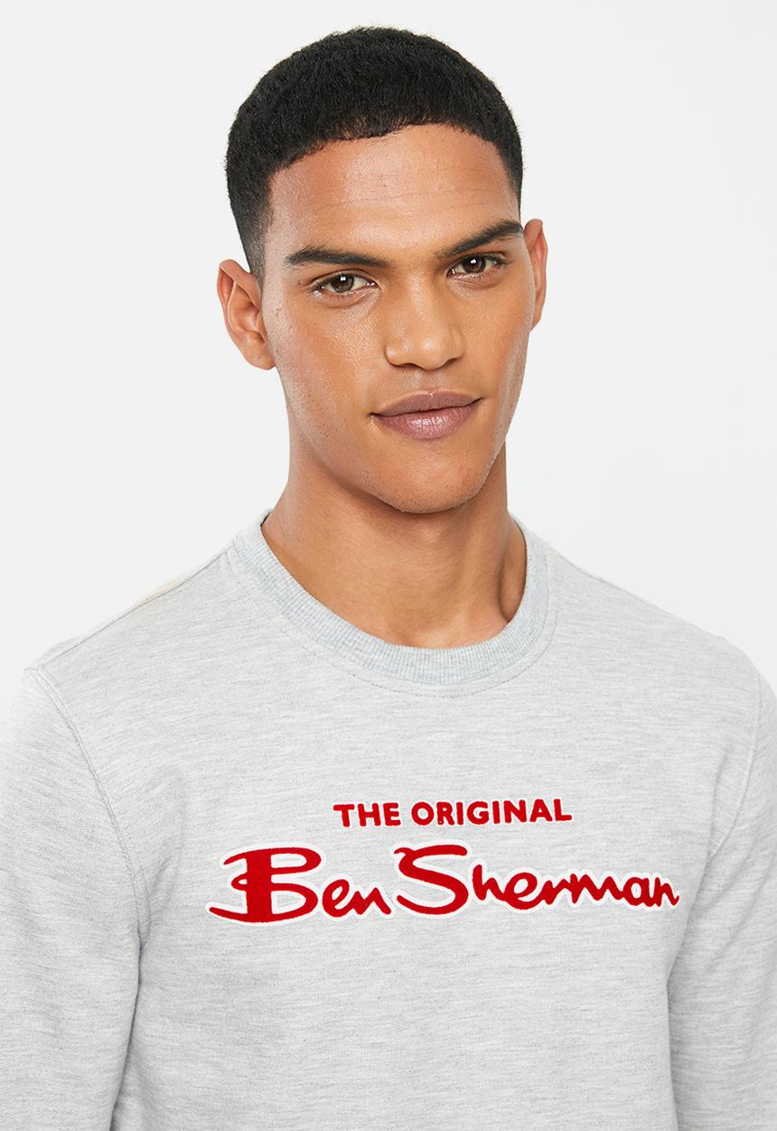 Ben Sherman - Ben sweatshirt crew - grey