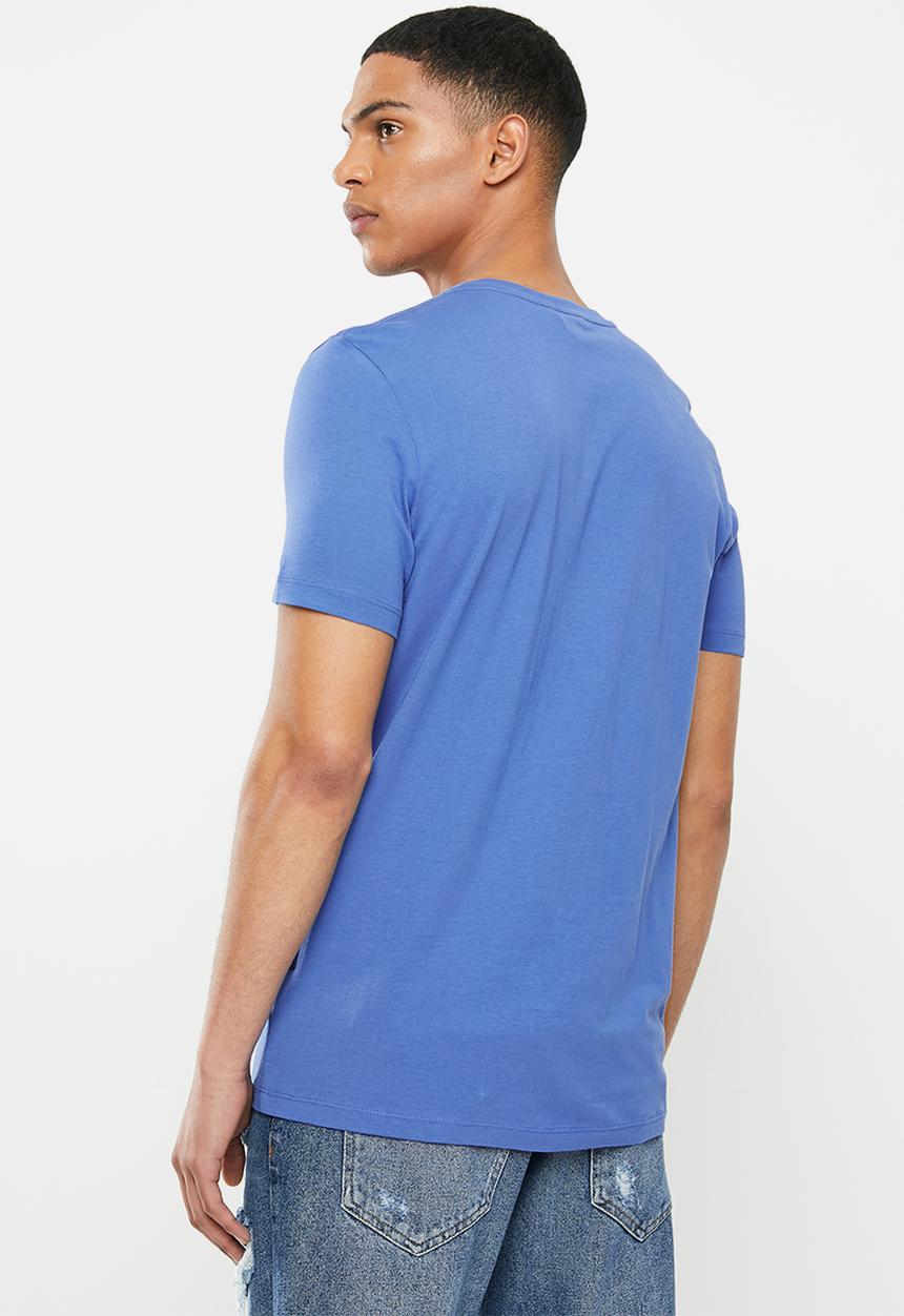G-STAR - Raw text slim fit short sleeve tee - blue