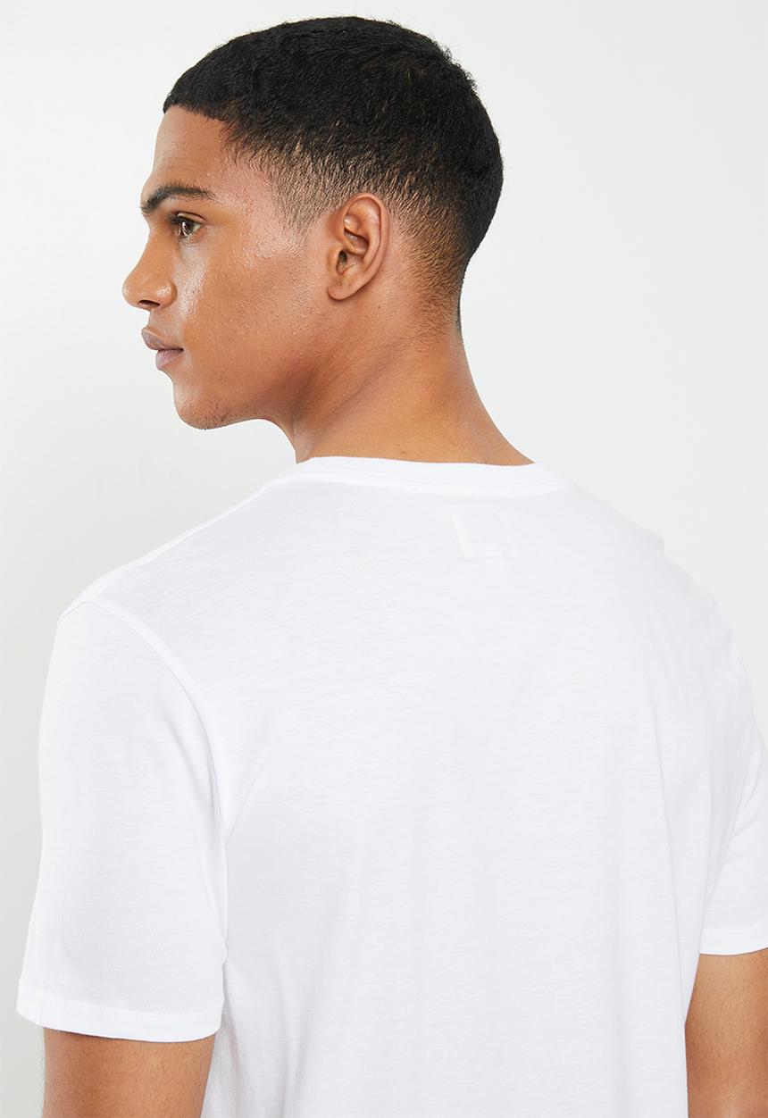 GUESS - Pima embroidered short sleeve tee - white