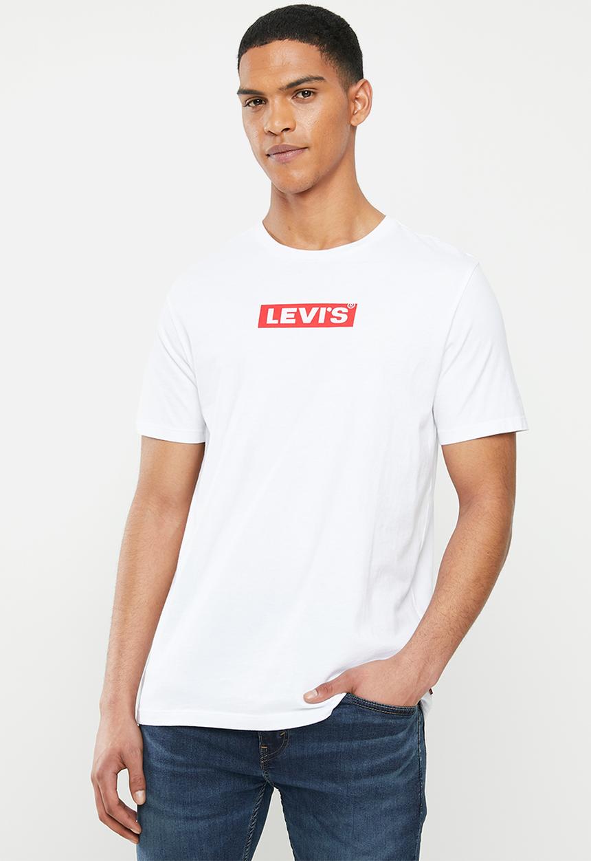 Levi’s® - Boxtab graphic tee boxtab white+ graphic - white