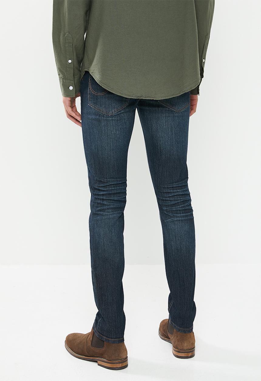 JEEP - Basic washed straight leg jeans - blue