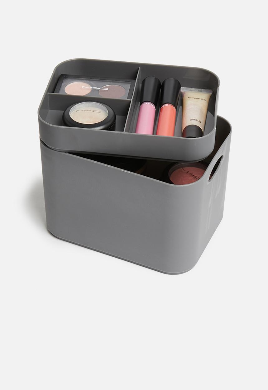 Bathroom Solutions - Make up organiser - grey