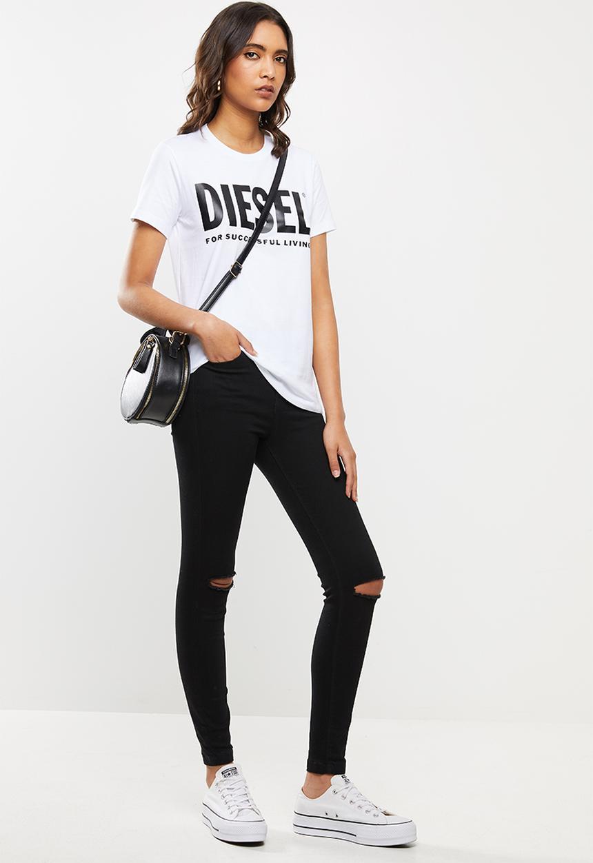 Diesel  - T-sily T-shirt - white
