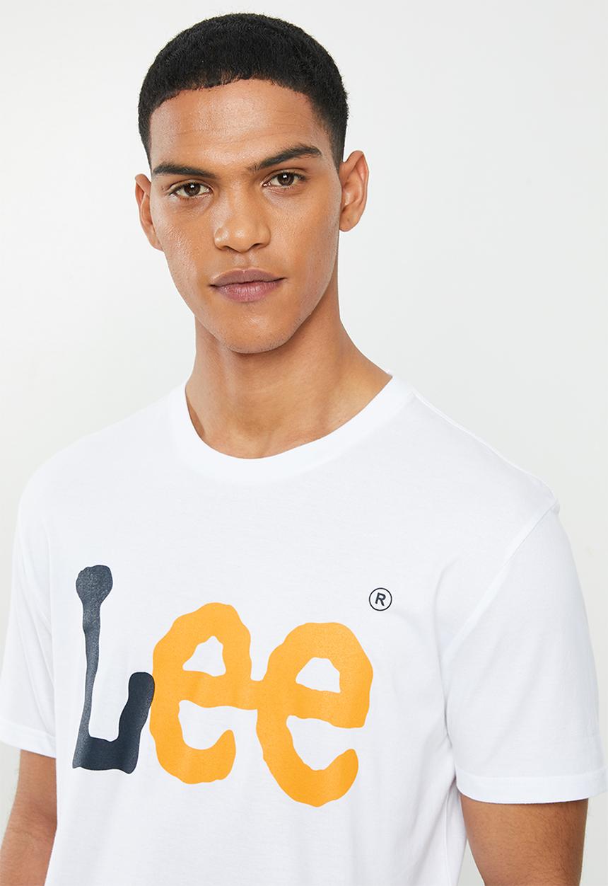 Lee  - Lee logo tee - white