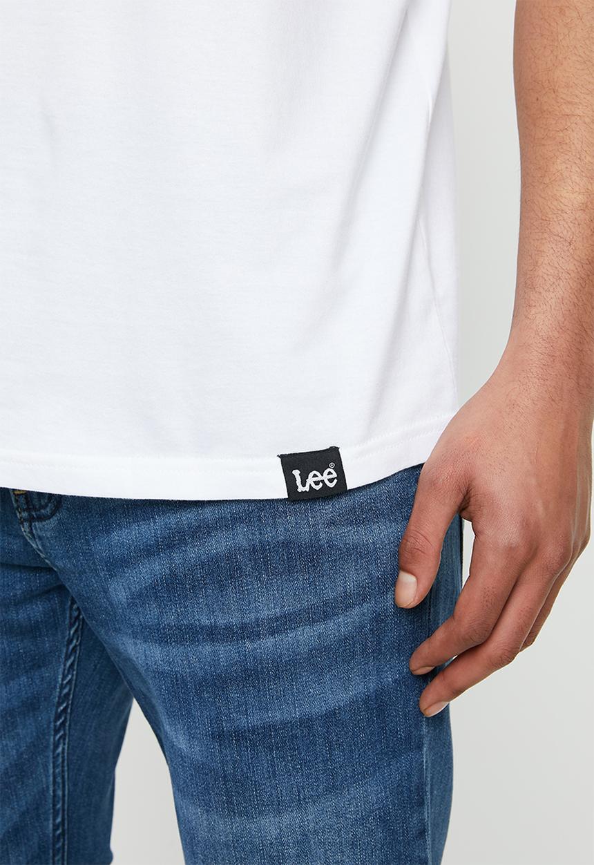 Lee  - Lee logo tee - white